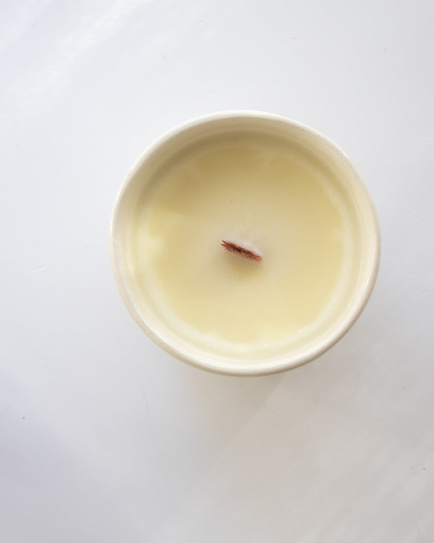 Cinnamon, Lemon & Sweet Orange Soy Wax Ceramic Candle (150g)