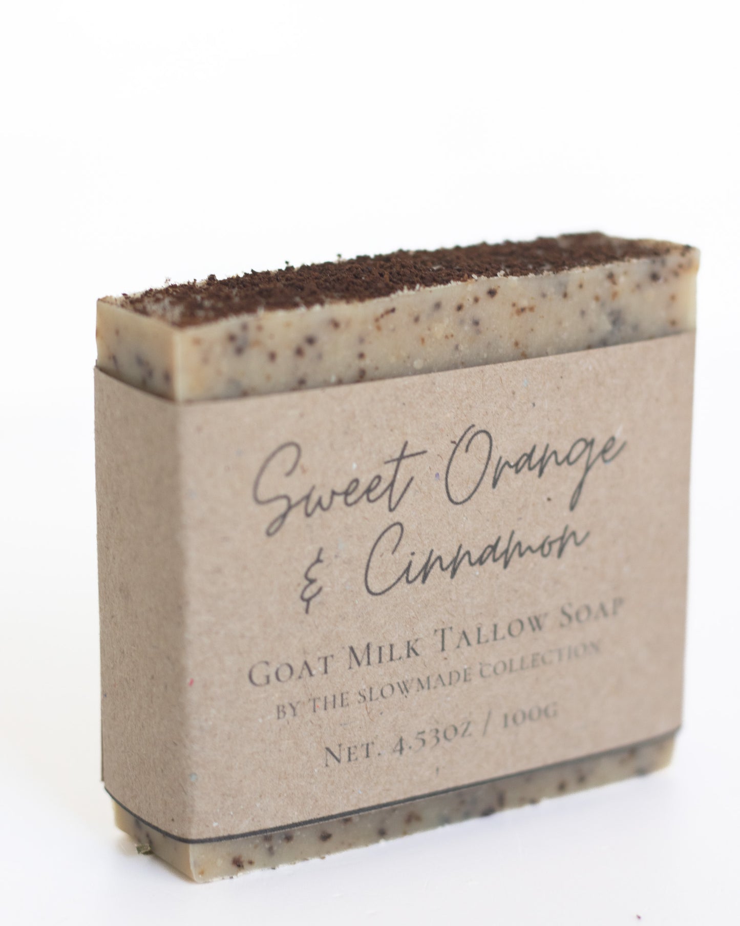 Goat Milk Tallow Soap (Sweet Orange & Cinnamon) 100g
