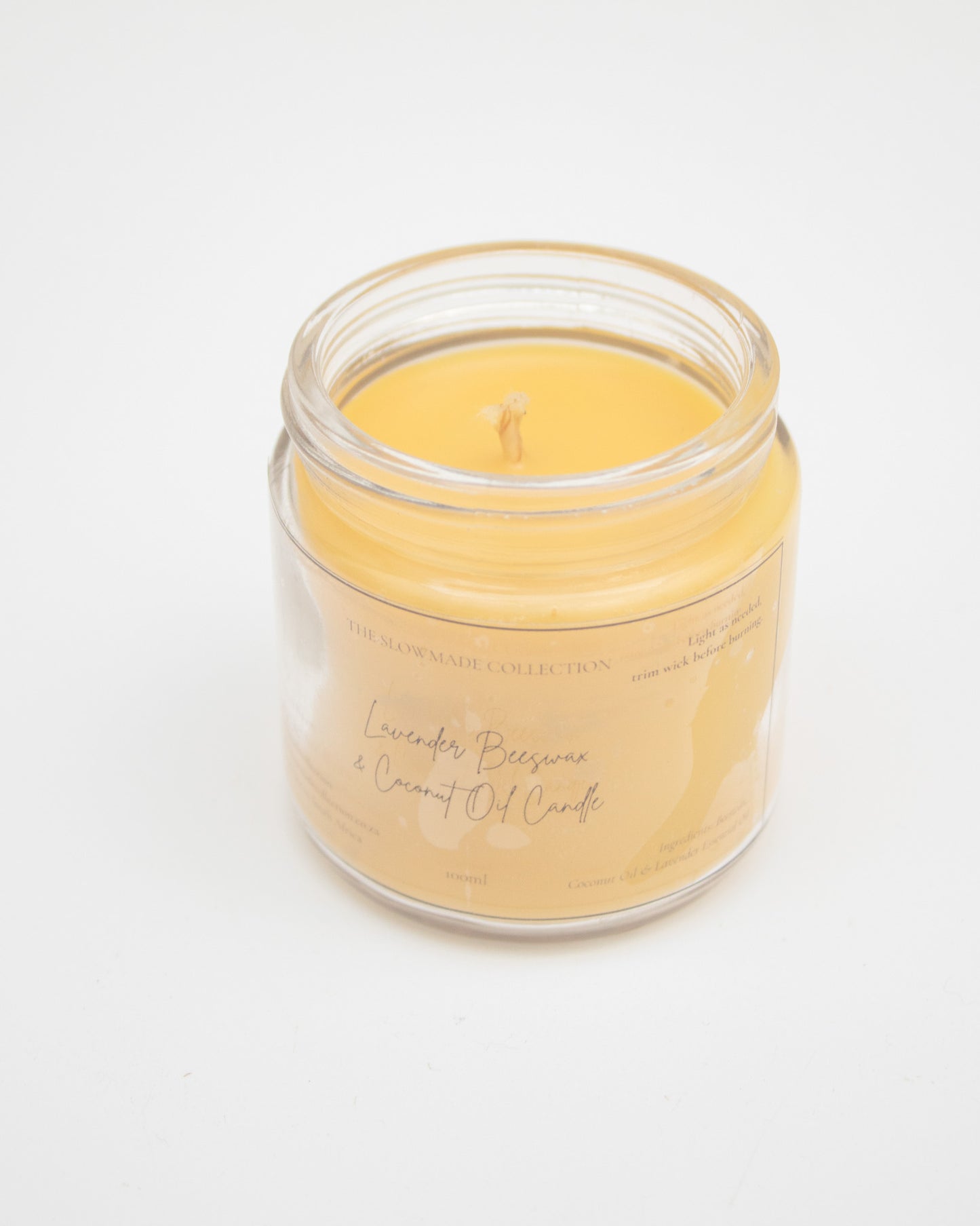 Lavender-scented Karoo Beeswax Candle (100g)