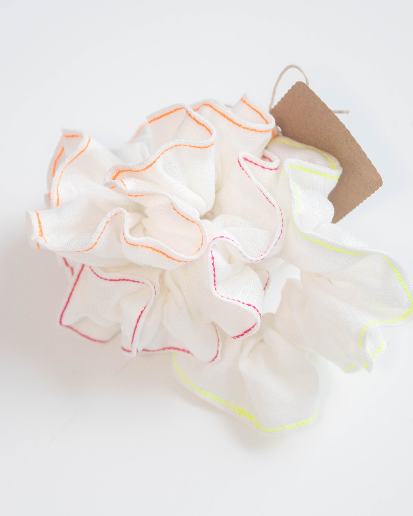 Upcycled Linen Scrunchie (set of 3)