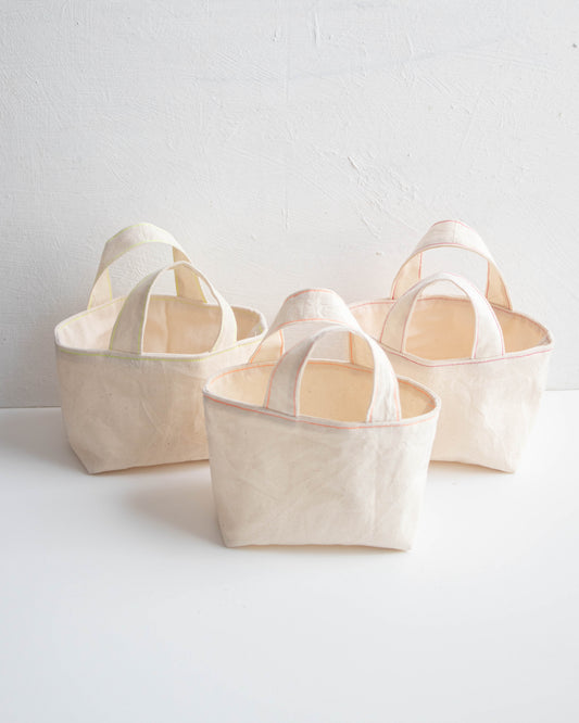 Upcycled Cotton Organizer Bag