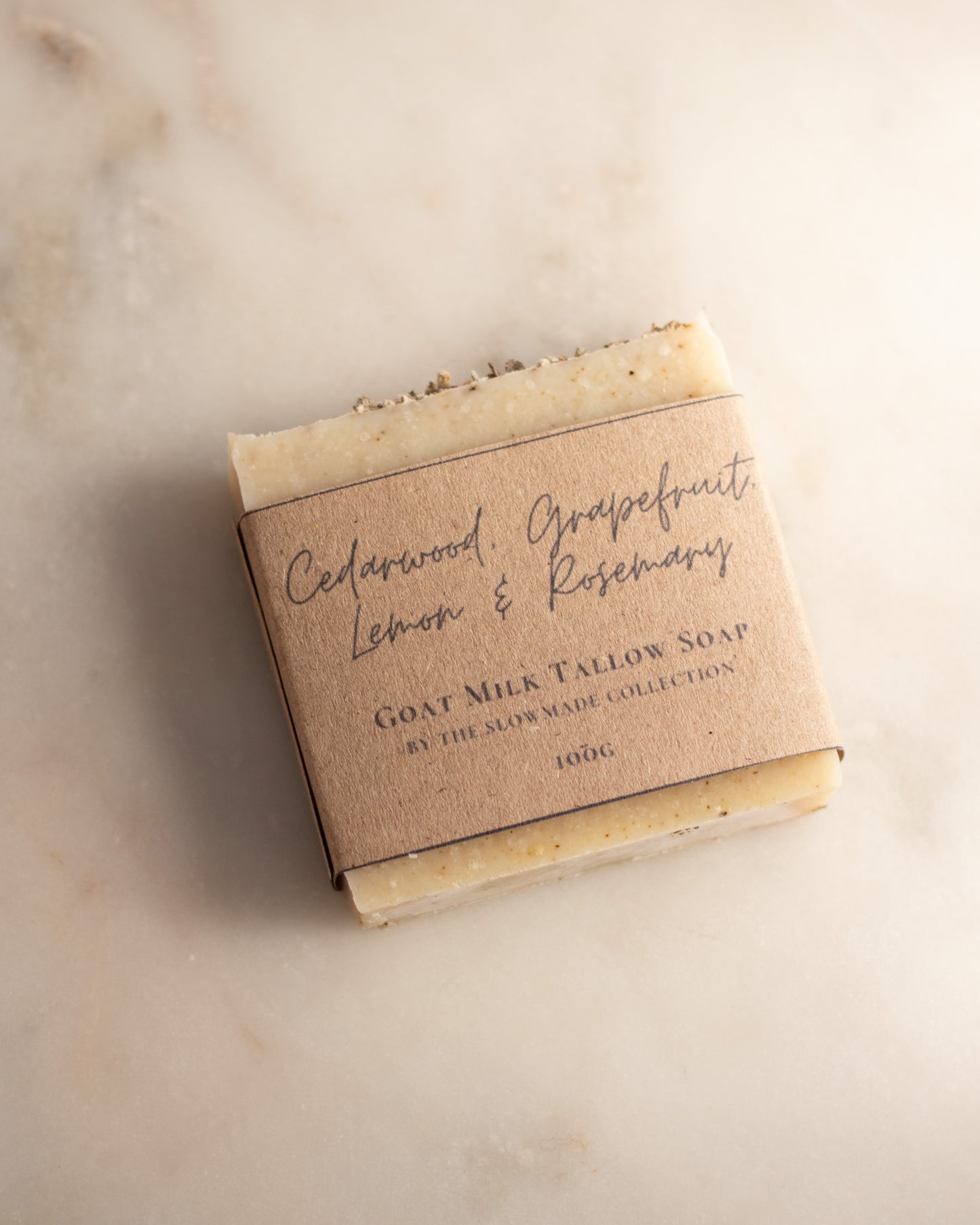 Goat Milk Tallow Soap (Cedarwood, Grapefruit, Lemon & Rosemary) 100g