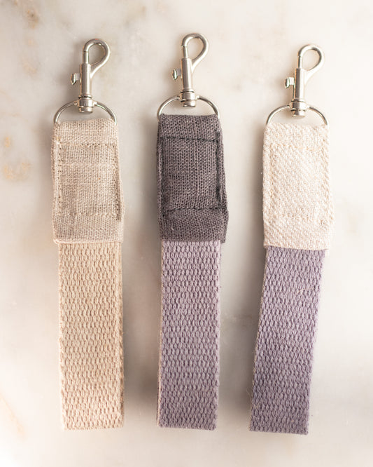 Hemp & Linen Keychain | various