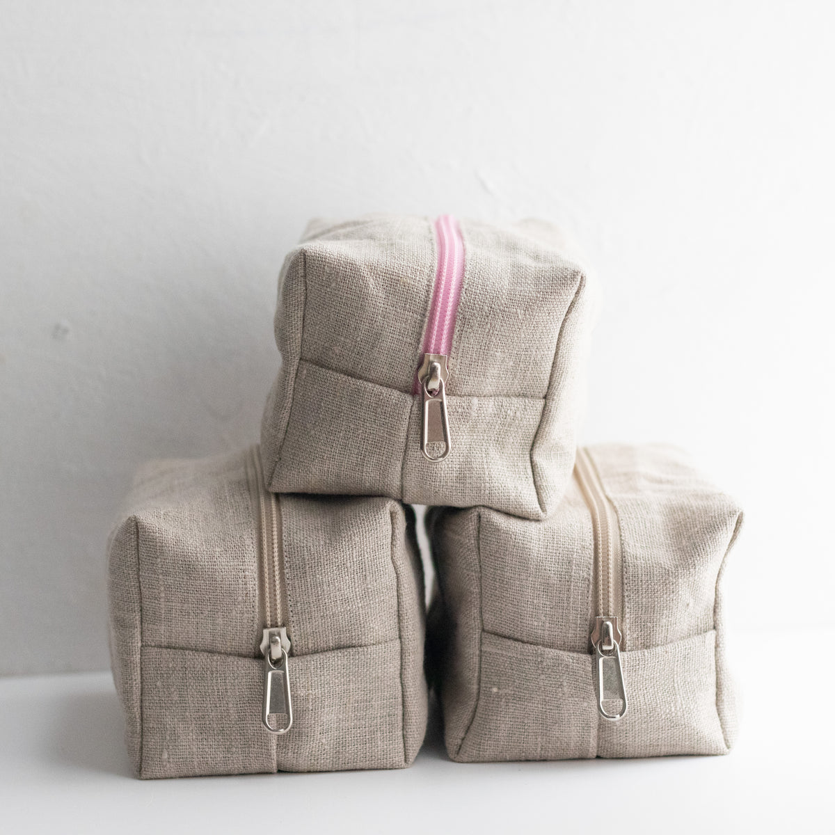 Linen Make Up Bag (Small)