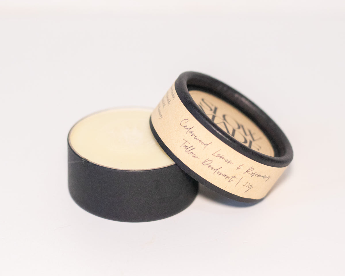 Tallow Deodorant (Cedarwood, Lemon & Rosemary) 30g