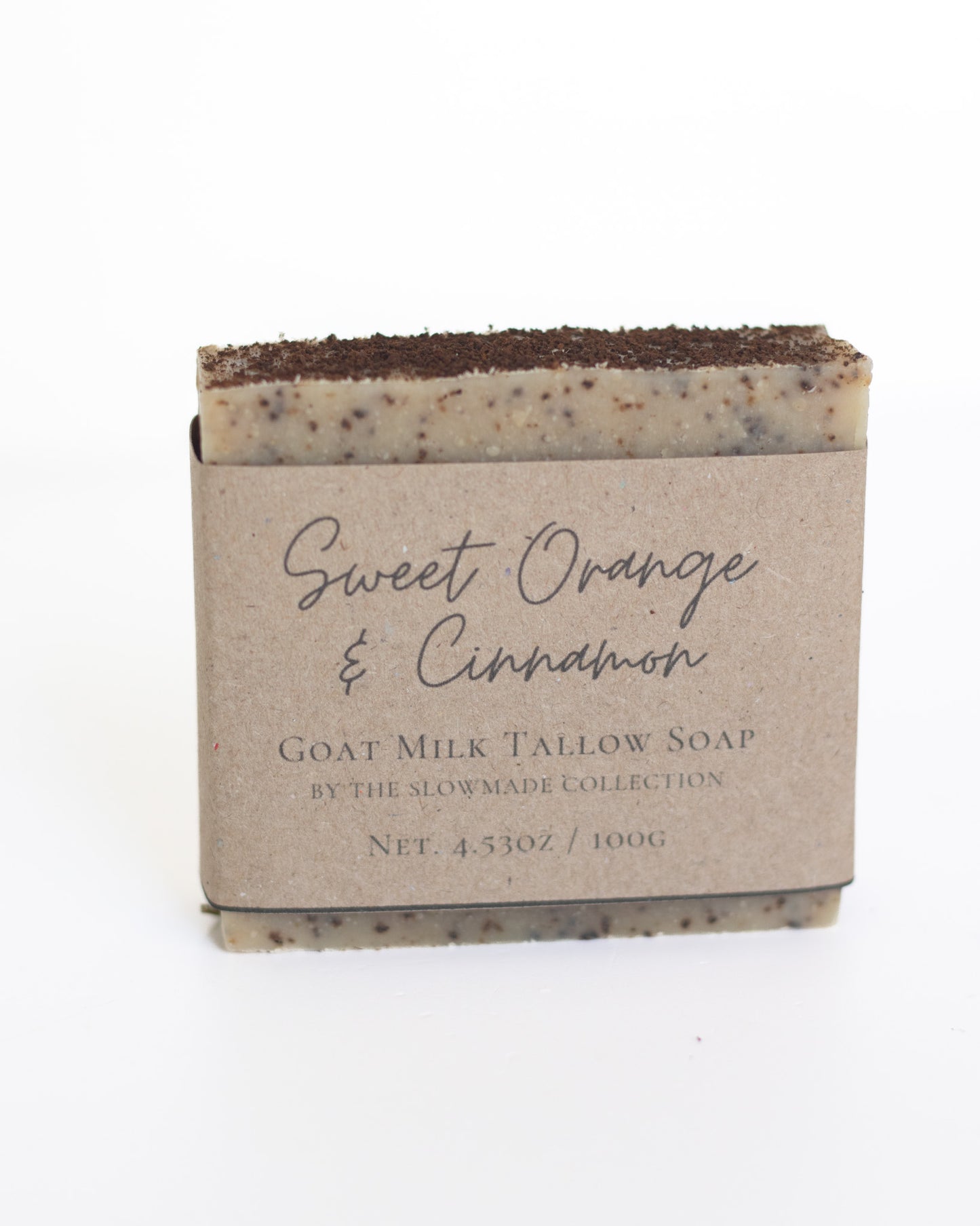 Goat Milk Tallow Soap (Sweet Orange & Cinnamon) 100g